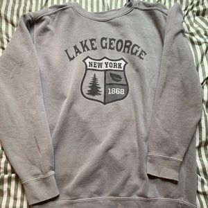 lake george over sized sweatshirt